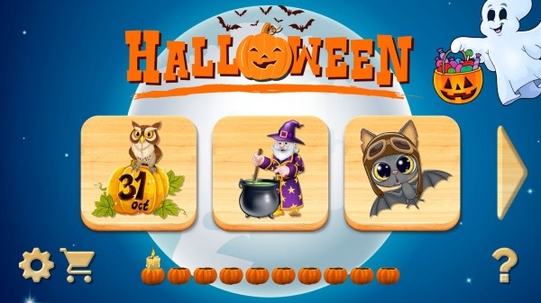 Halloween Puzzles For Kids Android Game Image 1