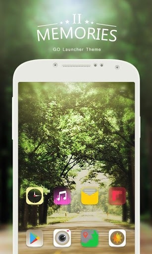 Memories Go Launcher Android Theme Image 1