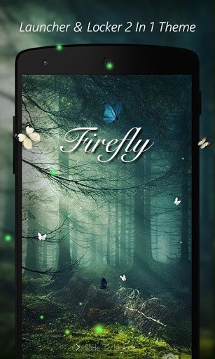 Firefly 2 In 1 Go Launcher Android Theme Image 1