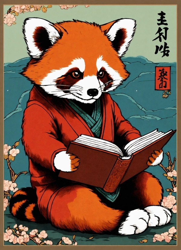 Red Panda Mobile Phone Wallpaper Image 1