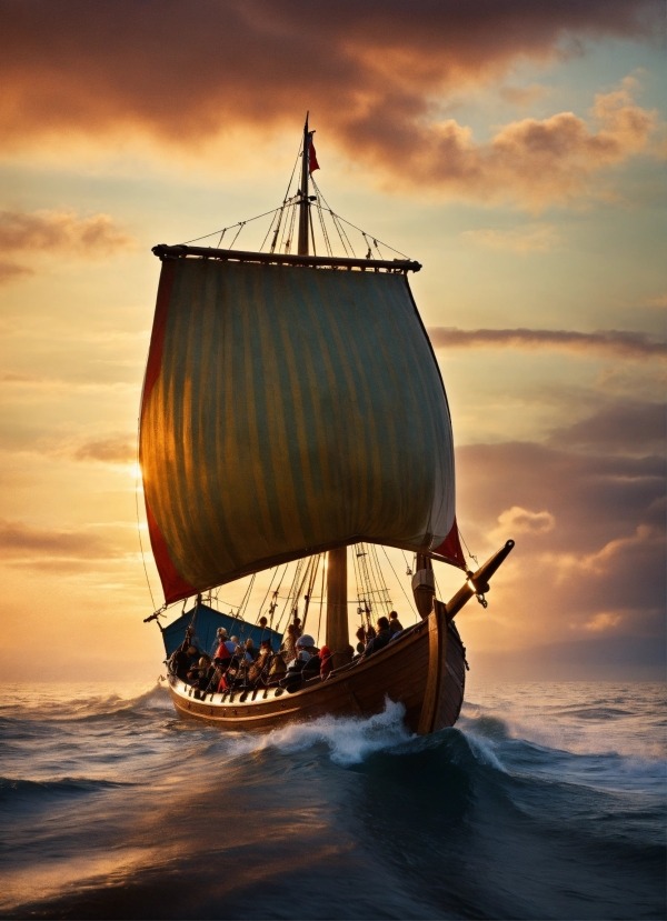 Sailing Ship Mobile Phone Wallpaper Image 1
