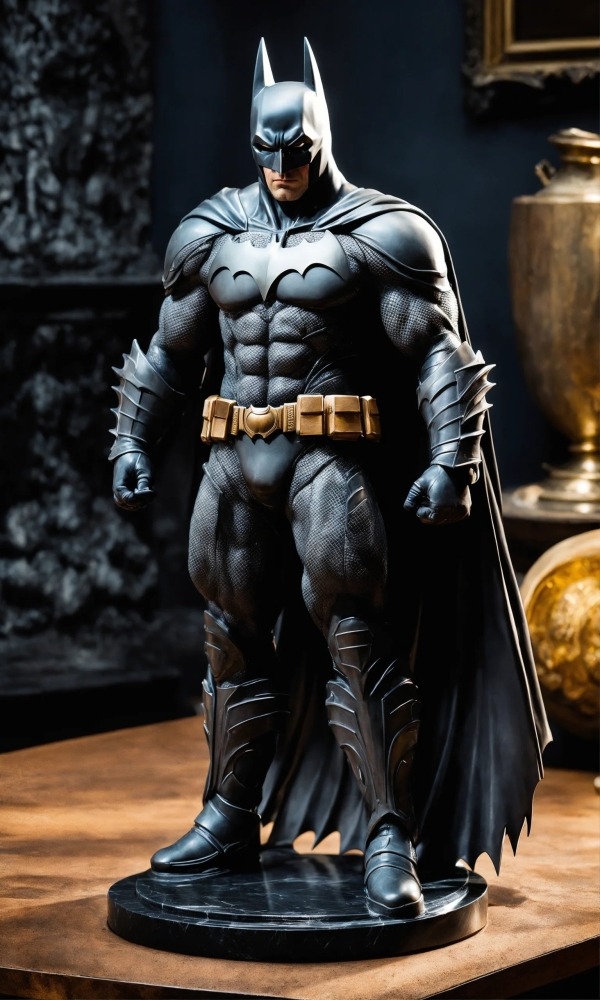 Batman Action Figure Mobile Phone Wallpaper Image 1