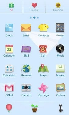 HelloWorld Go Launcher Android Theme Image 2