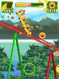 Rollercoaster Revolution: 99 Tracks Java Game Image 2