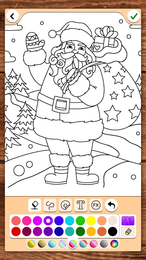 Christmas Coloring Android Game Image 1