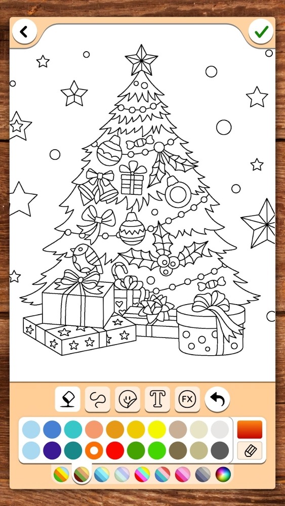 Christmas Coloring Android Game Image 2