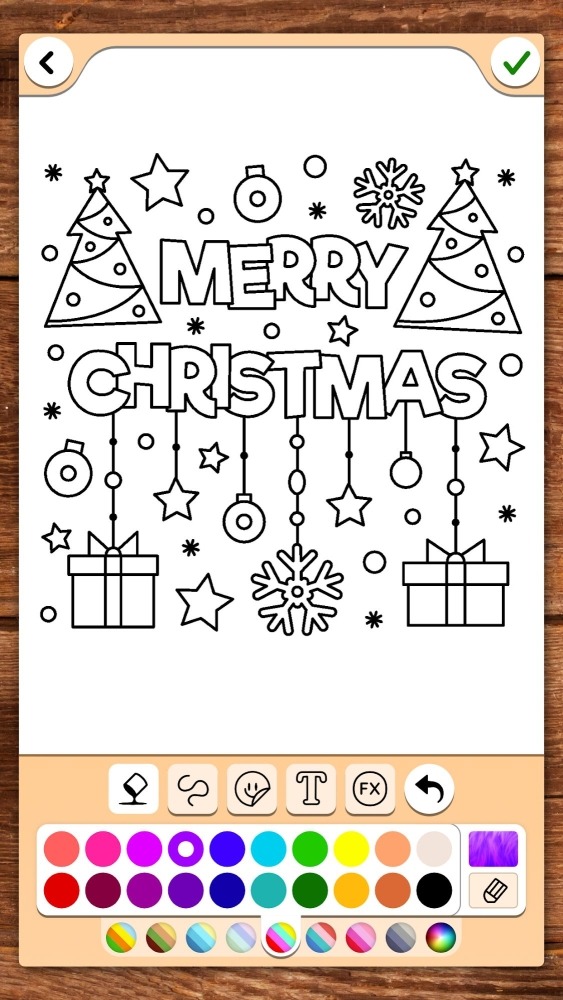 Christmas Coloring Android Game Image 4