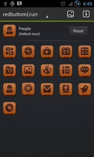 Red Bottom Go Launcher Android Theme Image 3