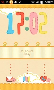 zCute Go Launcher Android Theme Image 1