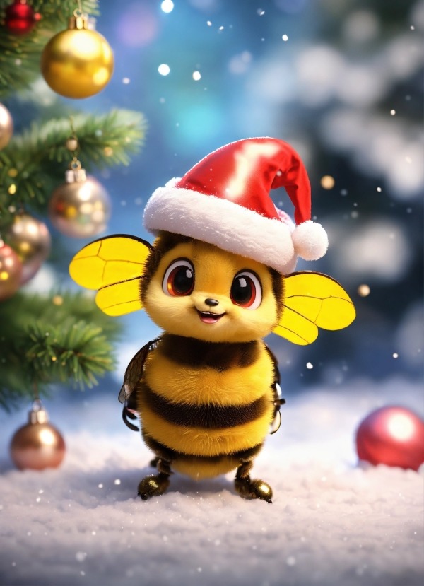 Cute Bee Mobile Phone Wallpaper Image 1