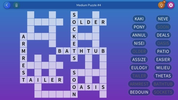 Fill-in Crosswords Unlimited Android Game Image 4