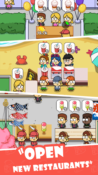 Idle Food Bar: Food Truck Android Game Image 2