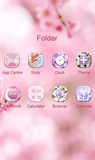Flowers Go Launcher Android Theme Image 4