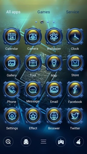 Future Go Launcher Android Theme Image 3