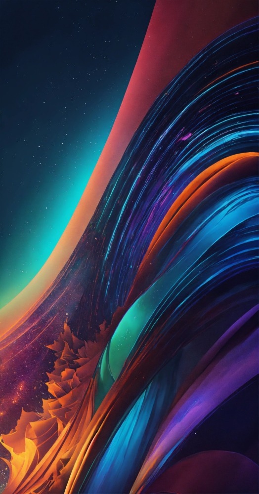 Abstract Colors Mobile Phone Wallpaper Image 1