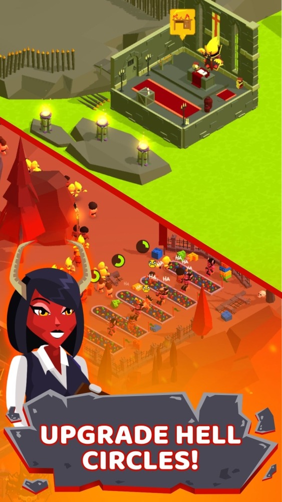 Hell: Idle Evil Tycoon Sim Android Game Image 3