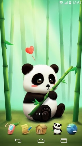 Panda Go Launcher Android Theme Image 2