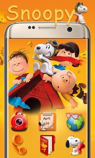Snoopy Go Launcher Android Theme Image 1