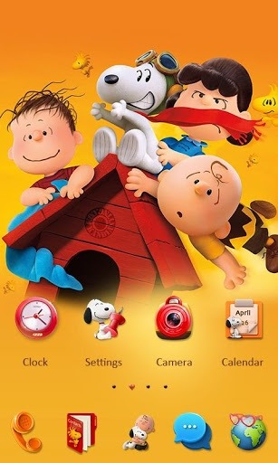 Snoopy Go Launcher Android Theme Image 2