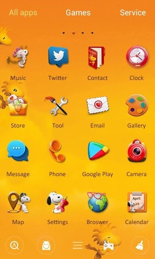 Snoopy Go Launcher Android Theme Image 3