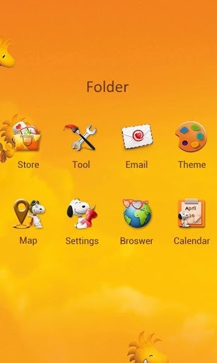 Snoopy Go Launcher Android Theme Image 4