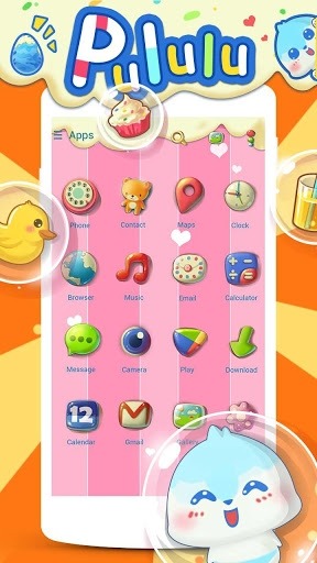Pululu Go Launcher Android Theme Image 2