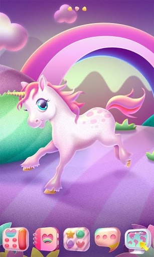 Unicorn Go Launcher Android Theme Image 2
