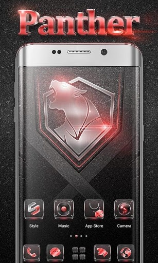 Panther Go Launcher Android Theme Image 1