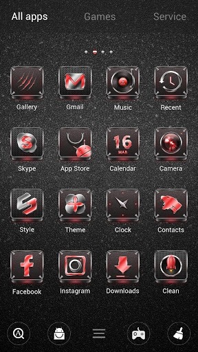 Panther Go Launcher Android Theme Image 3