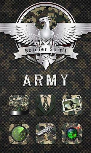 Army Go Launcher Android Theme Image 1