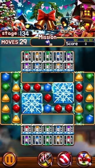 Jewel Snow Puzzle Android Game Image 3