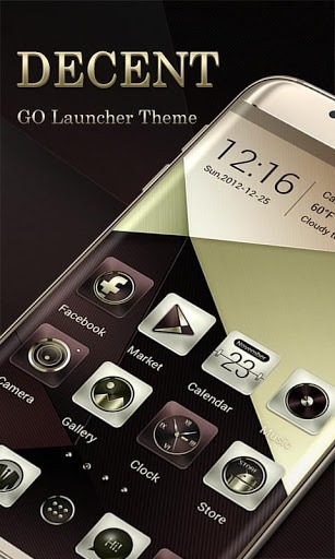 Decent Go Launcher Android Theme Image 1