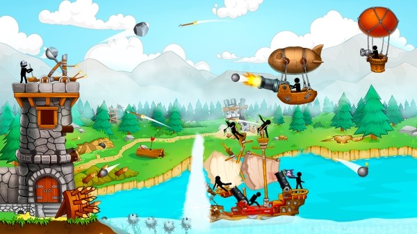 The Catapult: Stickman Pirates Android Game Image 1