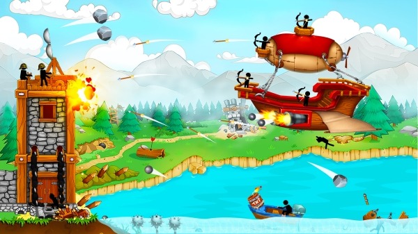 The Catapult: Stickman Pirates Android Game Image 2
