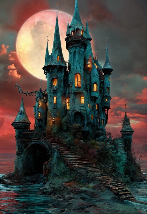 Wizard Castle Mobile Phone Wallpaper Image 1