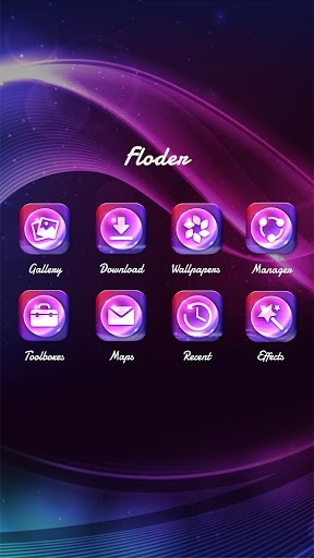 Crystal Go Launcher Android Theme Image 4