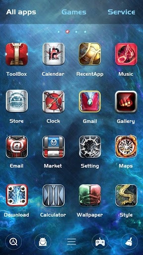 Warrior Go Launcher Android Theme Image 3