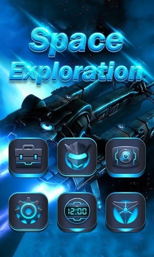 Space Exploration Go Launcher Android Theme Image 1