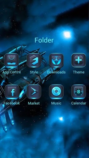 Space Exploration Go Launcher Android Theme Image 4