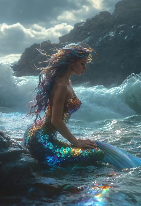Mermaid Mobile Phone Wallpaper Image 1