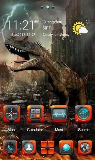 VELOCI Go Launcher Android Theme Image 1