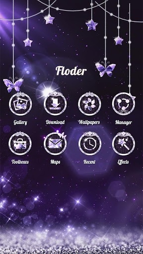 Diamond Lover Go Launcher Android Theme Image 1