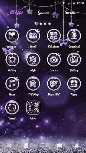 Diamond Lover Go Launcher Android Theme Image 4