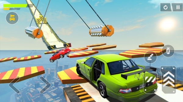 Flying Car Crash: Real Stunts Android Game Image 2