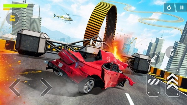 Flying Car Crash: Real Stunts Android Game Image 3