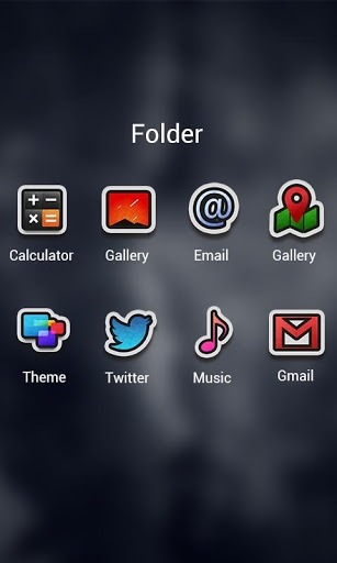 SUPREME Go Launcher Android Theme Image 4