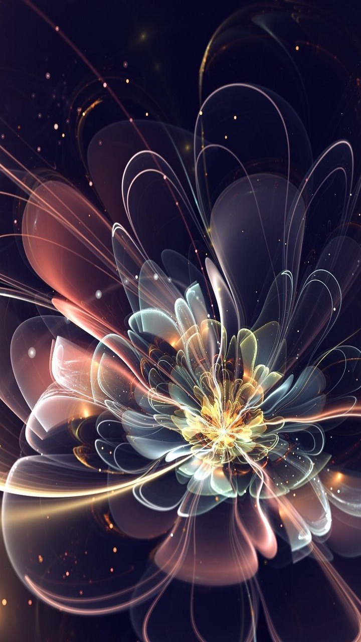 Download Free Mobile Phone Wallpaper 3d Abstract Flower ...