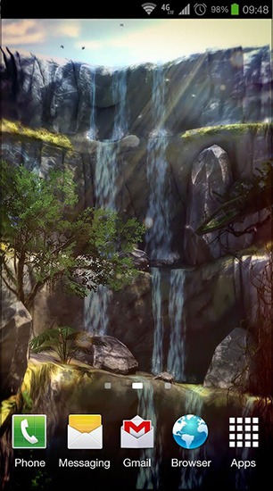 Download Free Android Wallpaper 3D Waterfall - 2804 