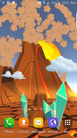Cartoon Volcano 3D
