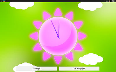 Sunny Weather Clock